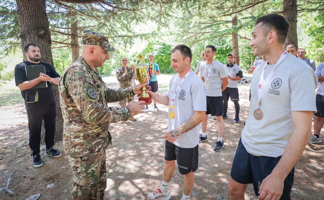 თავდაცვის ძალებში რთულ რელიეფზე მარშირებაში ტურნირი გაიმართა