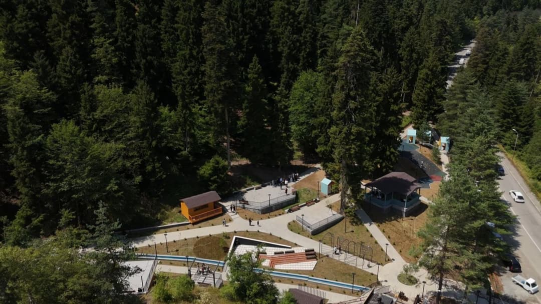 დაბა წაღვერში პარკის რეაბილიტაცია დასრულდა