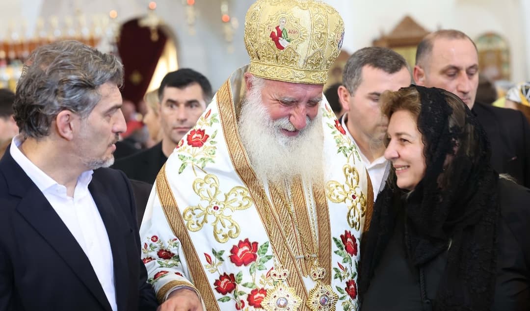 მიხეილ ყაველაშვილი ზუგდიდში, ვლაქერნობასთან დაკავშირებით სადღესასწაულო საღმრთო ლიტურგიას დაესწრო