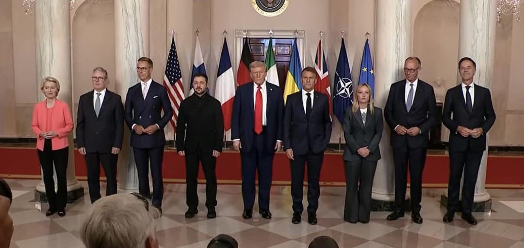 ტრამპი - ვფიქრობ, აშშ და ევროპა დღეს თითქმის ყველა საკითხზე შეთანხმებას მივაღწევთ, უსაფრთხოების გარანტიების ჩათვლით