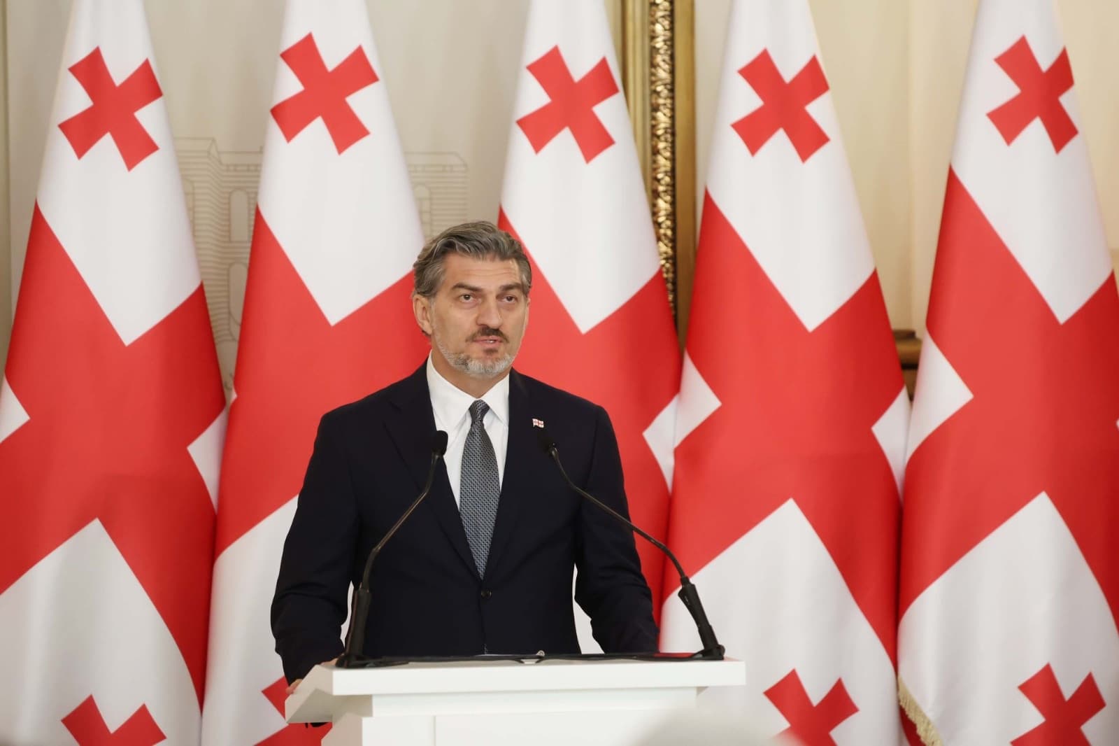 Georgian President Mikheil Kavelashvili on Tuesday issued a formal decree