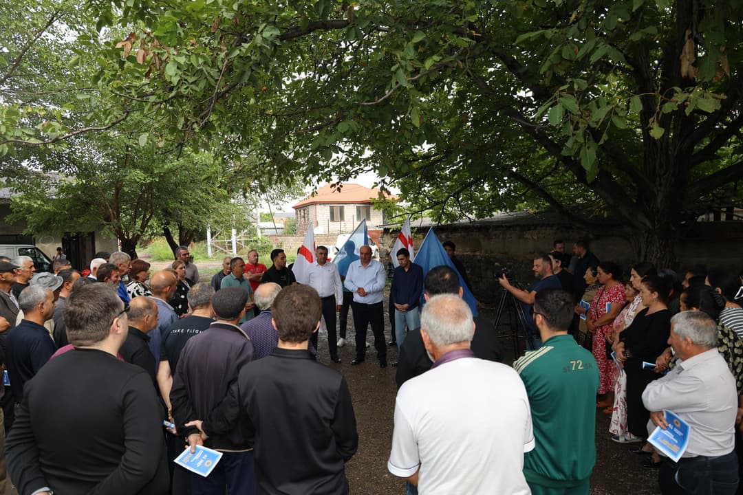 "ქართული ოცნების" მერობის კანდიდატი ზამურ ჭითანავა ბოლნისის მოსახლეობასთან შეხვედრებს განაგრძობს