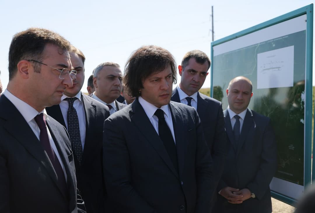 ირაკლი კობახიძემ საგარეჯო-ბადიაურის ავტომაგისტრალის სამშენებლო სამუშაოები დაათვალიერა