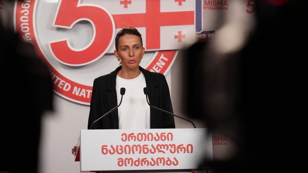 UNM’s Nikolashvili: we intend to peacefully overthrow Ivanishvili’s Russian regime on October 4