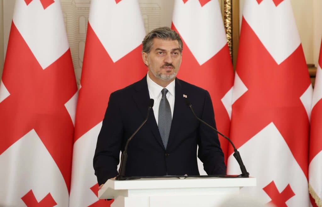 President Kavelashvili extended special congratulations to first-graders who entered school for the first time