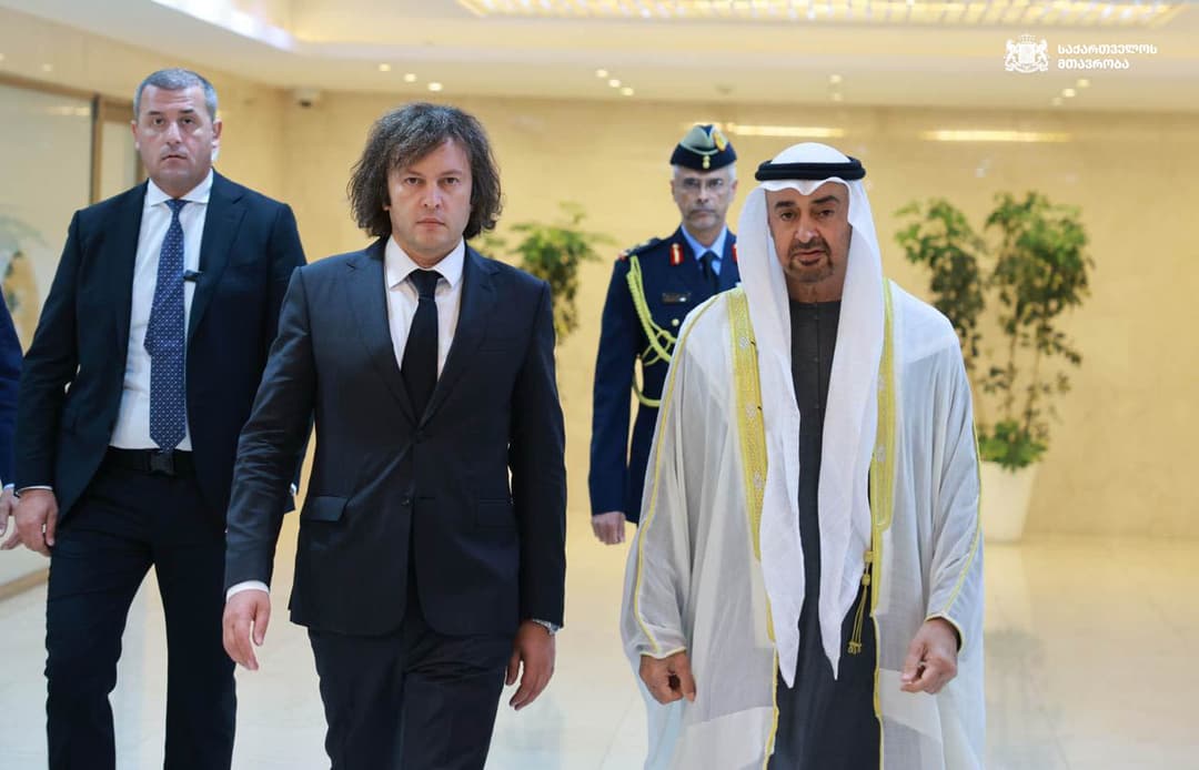 ირაკლი კობახიძე - დარწმუნებული ვარ, არაბთა გაერთიანებული საამიროების პრეზიდენტის ისტორიული ვიზიტი კიდევ უფრო გაამყარებს ჩვენს პარტნიორობას