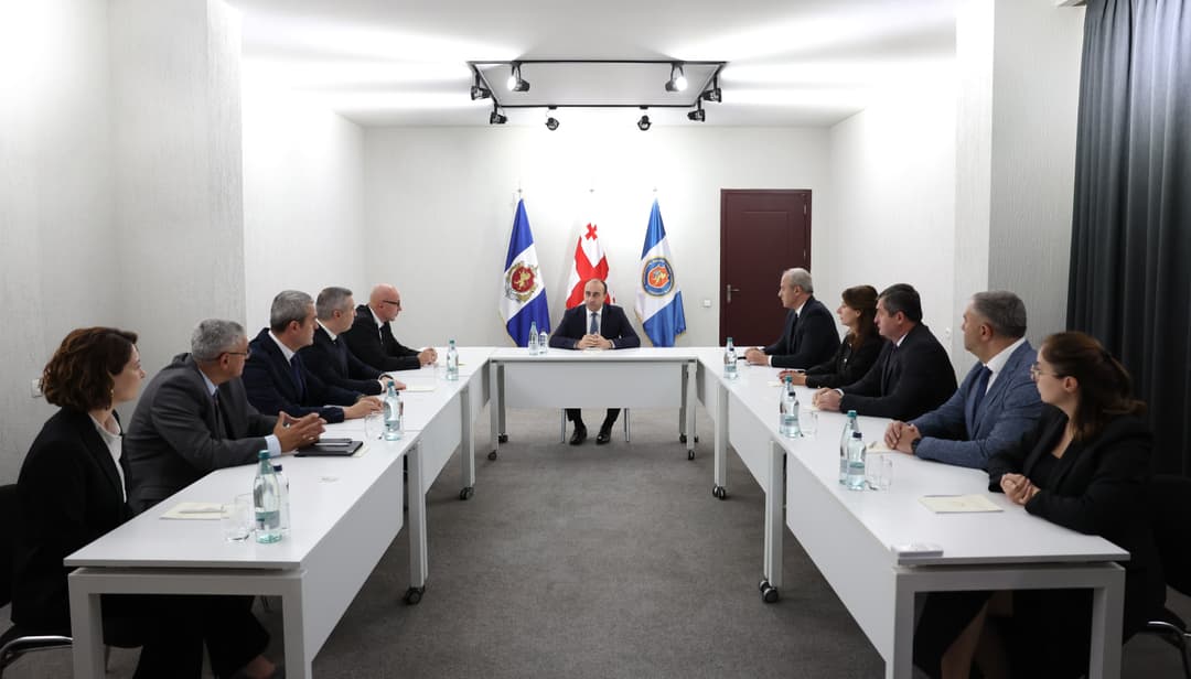 გეკა გელაძემ შსს-ს აკადემიის ხელმძღვანელ პირებთან სამუშაო შეხვედრა გამართა