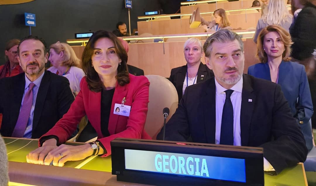 მიხეილ ყაველაშვილი გაეროს დაარსების 80 წლის იუბილესადმი მიძღვნილ საზეიმო ღონისძიებას დაესწრო