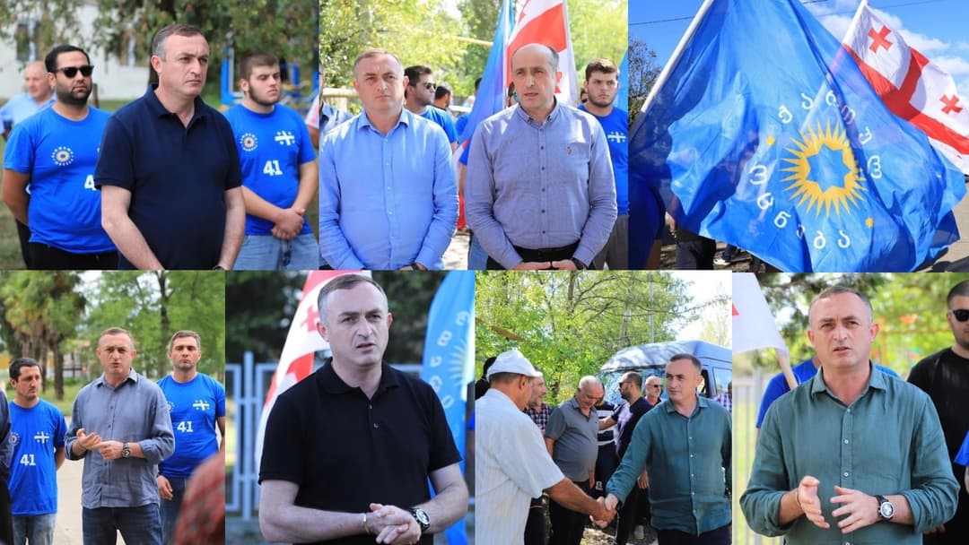 "ქართული ოცნების" ზესტაფონის მერობის კანდიდატი ვახტანგ ღამბაშიძე მოსახლეობასთან შეხვედრებს აგრძელებს