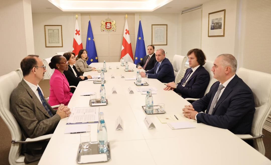 ირაკლი კობახიძე სამხრეთ კავკასიაში მსოფლიო ბანკის რეგიონულ დირექტორს და განათლების მიმართულებით მსოფლიო ბანკის გლობალურ დირექტორს შეხვდა