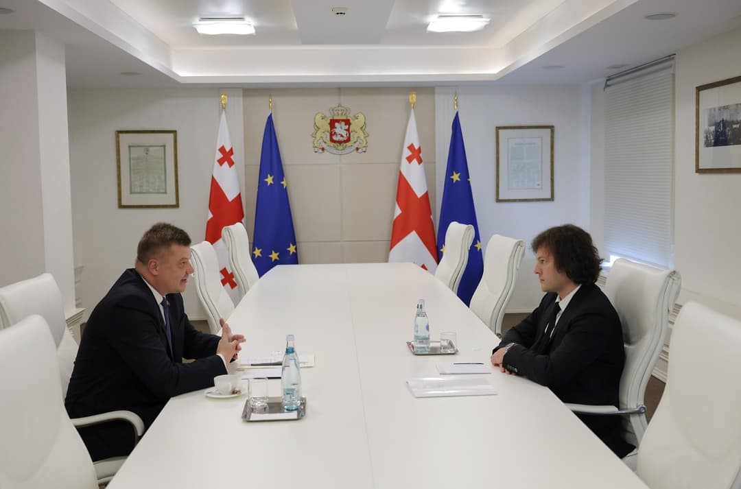 PM Kobakhidze meets Belarusian Ambassador Rogashchuk