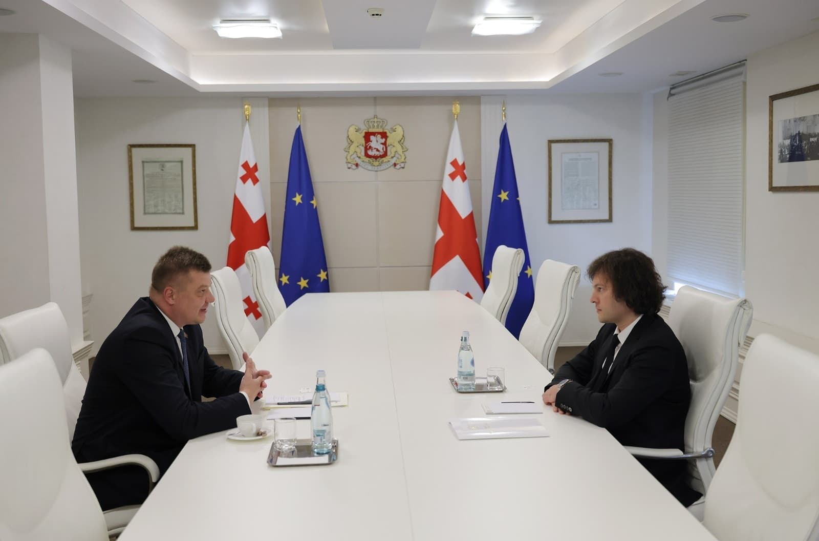 The Government Administration on Monday said the introductory meeting had focused on the state of bilateral relations between Georgia and Belarus