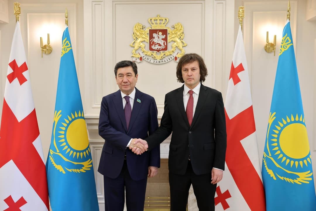 Georgian PM, Kazakh Parliament Speaker hail rapid growth in trade and economic relations