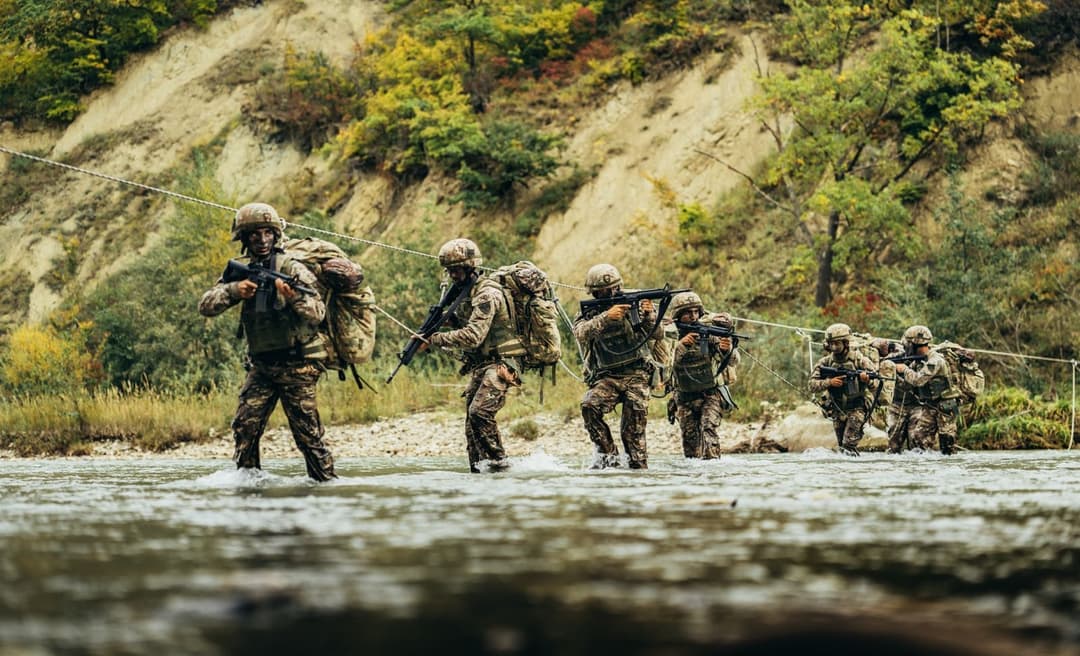 6-თვიანი ვადით გაწვეულმა სამხედრო მოსამსახურეებმა საველე პრაქტიკული სწავლება გაიარეს