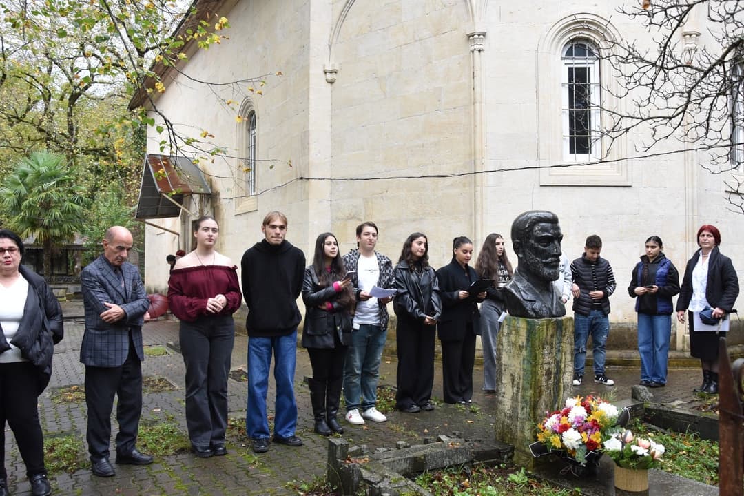 წყალტუბოს მუნიციპალიტეტის სოფელ რიონში სერგეი მესხის 180 წლის იუბილე აღინიშნა