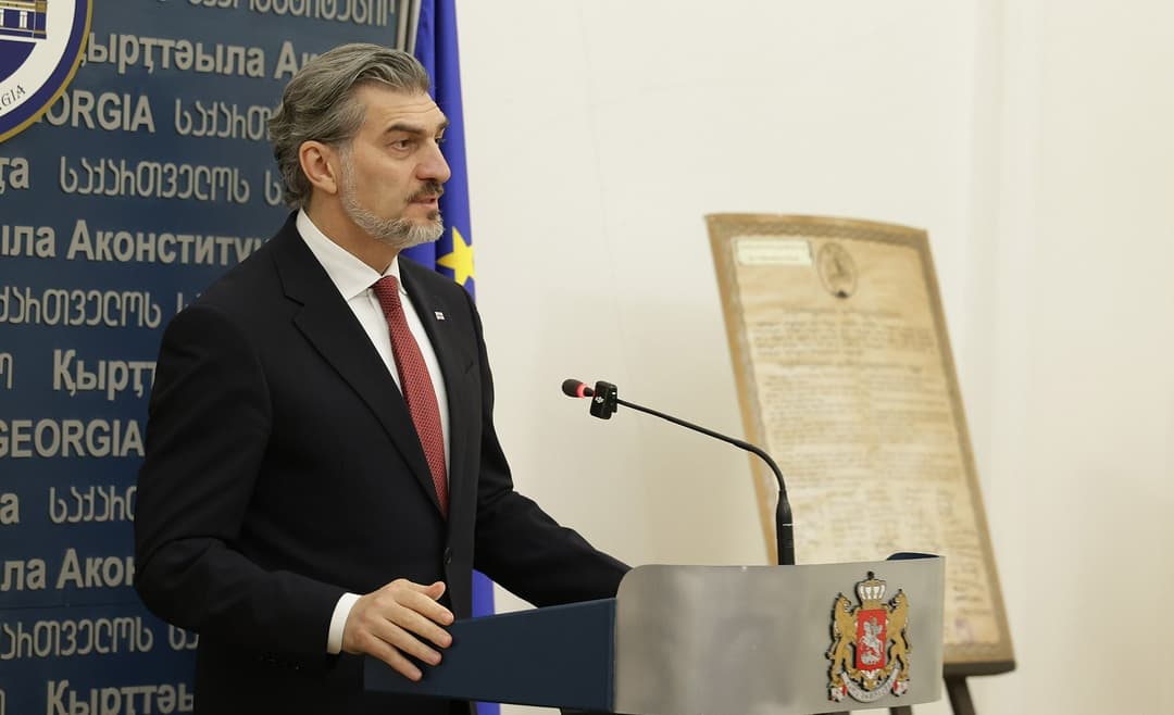 მიხეილ ყაველაშვილი საკონსტიტუციო სასამართლოში მის მიერ დანიშნული მოსამართლის გიორგი მოდებაძის ფიცის დადების ცერემონიას დაესწრო