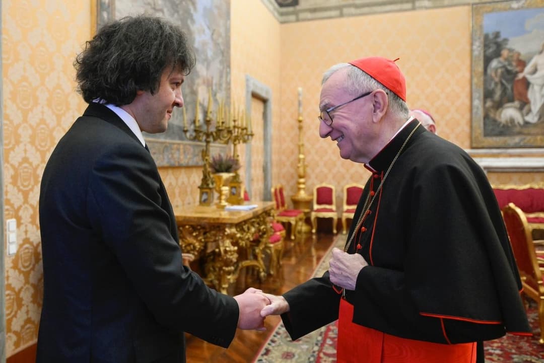 ირაკლი კობახიძე წმინდა საყდრის სახელმწიფო მდივანს, კარდინალ პიეტრო პაროლინის შეხვდა