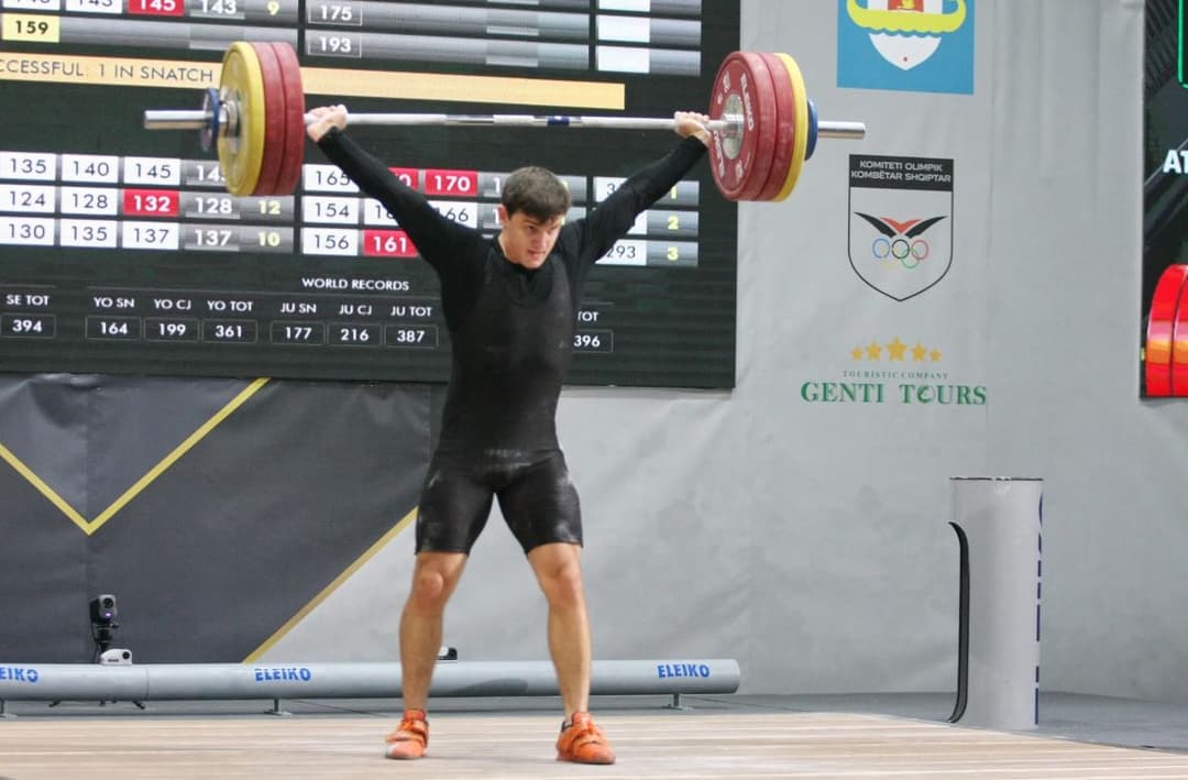 Georgian Jajvani crowned European champion, sets multiple records at U20 Weightlifting Championships