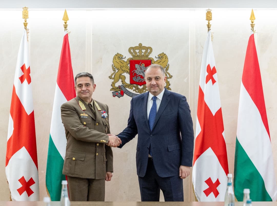 Georgian and Hungarian defence chiefs discuss strategic partnership, security cooperation in Tbilisi