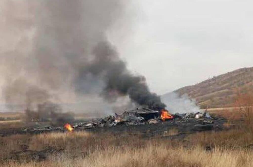 საქართველოს ტერიტორიაზე ჩამოვარდნილი თურქული თვითმფრინავის ბორტზე 20 სამხედრო იმყოფებოდა