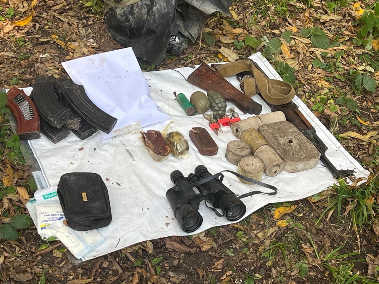 Security officers from the Counterterrorism Centre located the cache in a forested area near the village of Lechuri in the Telavi municipality of eastern Georgia