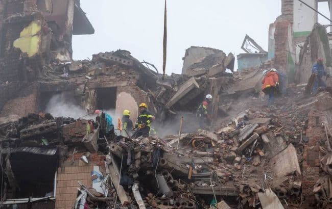 Rescue operations continue in Ternopil as 14 people remain unaccounted for following Russian strike