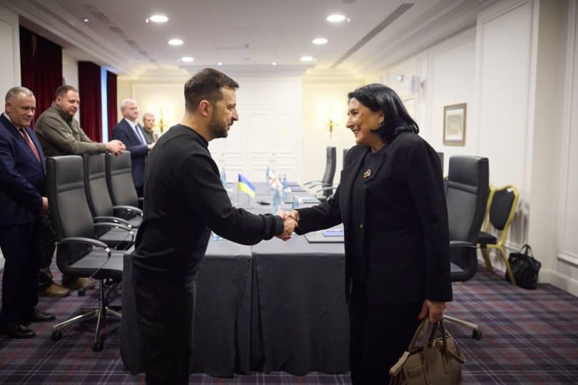 Ex-Pres Zourabichvili expresses support to President Zelenskyy, Ukrainian people