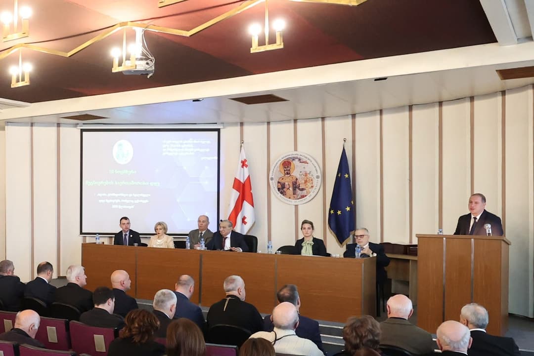 გივი მიქანაძე მეცნიერების საერთაშორისო დღისადმი მიძღვნილ ღონისძიებას დაესწრო