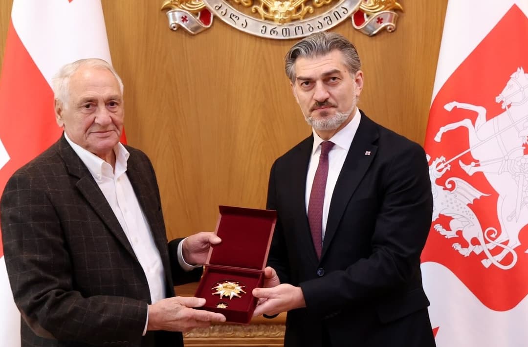 მიხეილ ყაველაშვილმა კონსტანტინე მარდალეიშვილი ბრწყინვალების ორდენით დააჯილდოვა