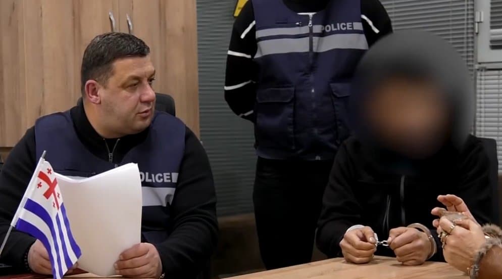 Law enforcement officers detained him in Batumi following investigative and operative actions