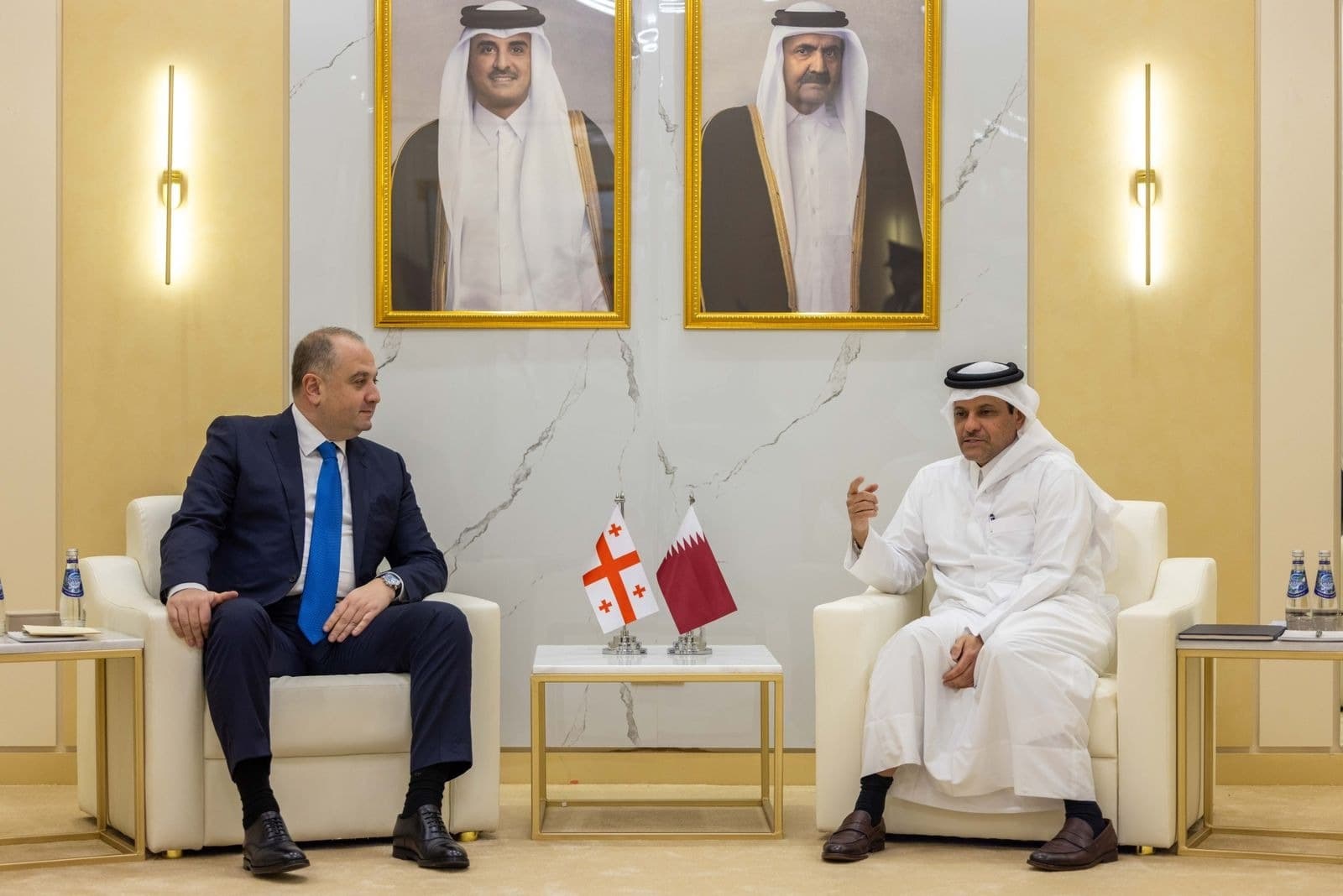 Chikovani is visiting Qatar at the invitation of his counterpart and, in turn, invited Sheikh Saud bin Abdulrahman Al Thani to visit Georgia