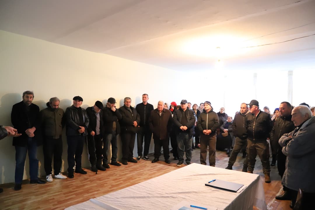 თერჯოლაში "სოფლის მხარდაჭერის პროგრამის" ფარგლებში მოსახლეობასთან შეხვედრები დაიწყო