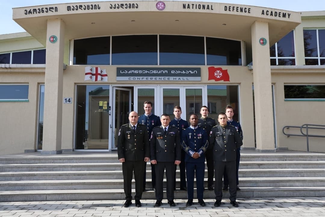 ეროვნული თავდაცვის აკადემიაში სტუმრად ოთხი ფრანგი კადეტი იმყოფებოდა