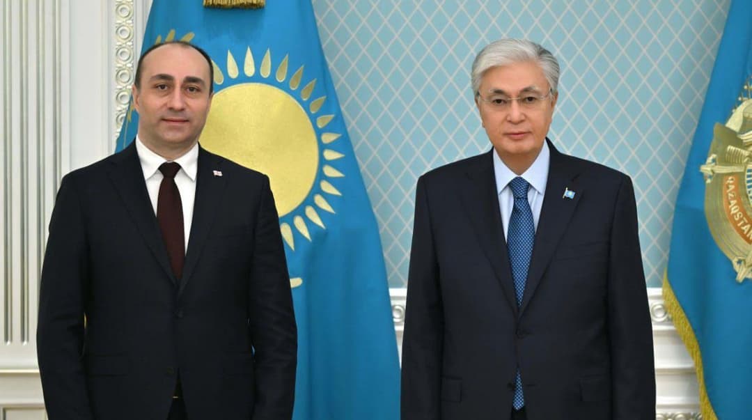 გეკა გელაძემ ყაზახეთის რესპუბლიკის პრეზიდენტთან შეხვედრა გამართა