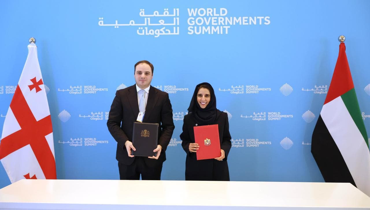 The signing ceremony took place in Dubai on the sidelines of the World Governments Summit