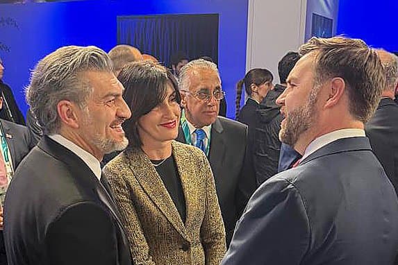 During the event, Kavelashvili and Botchorishvili met with leaders from various countries, including US Vice President J.D. Vance and US Secretary of State Marco Rubio