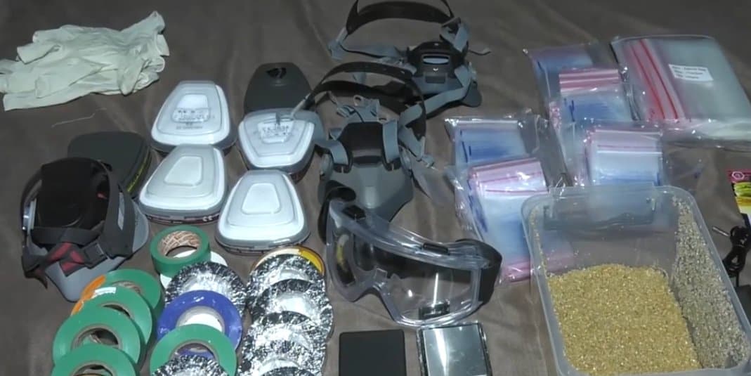 Police seized a particularly large quantity of narcotics as evidence