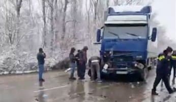 One of the injured is reported to be in a serious condition and on mechanical ventilation