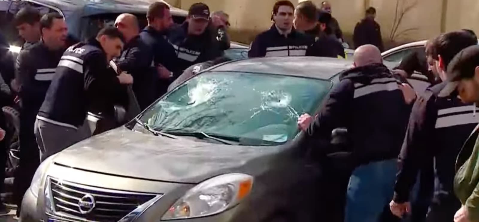 The altercation occurred in the court yard between relatives of the victim and individuals associated with the Mikadze family