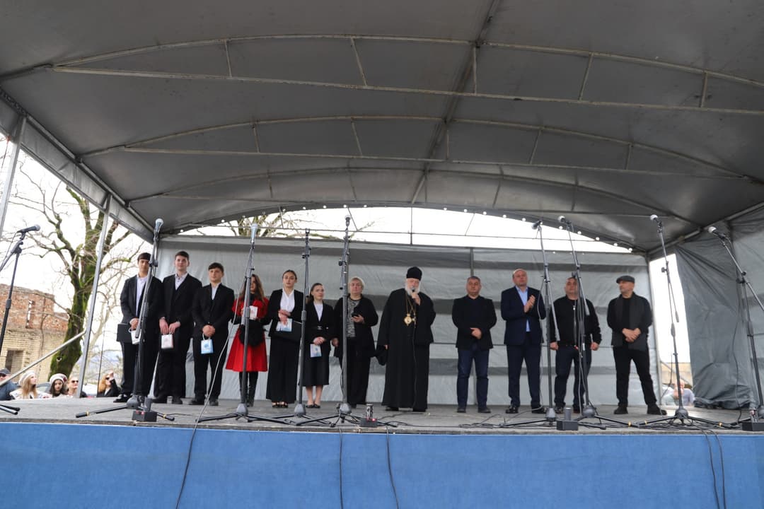 თერჯოლის მუნიციპალიტეტის მერი 3 მარტისადმი მიძღვნილ ღონისძიებას დაესწრო