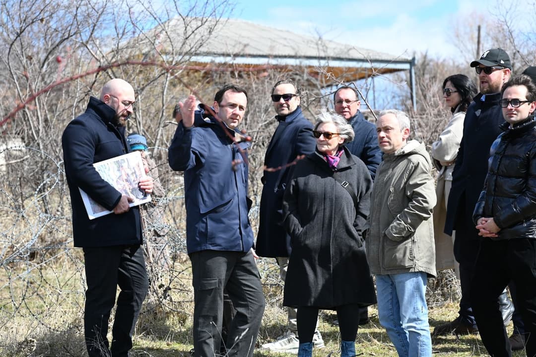 MP Makhashvili and OSCE Parliamentary Assembly President visit occupation line near Khurvaleti