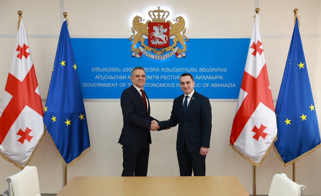 Abkhazia Government head meets Bulgarian ambassador to Georgia