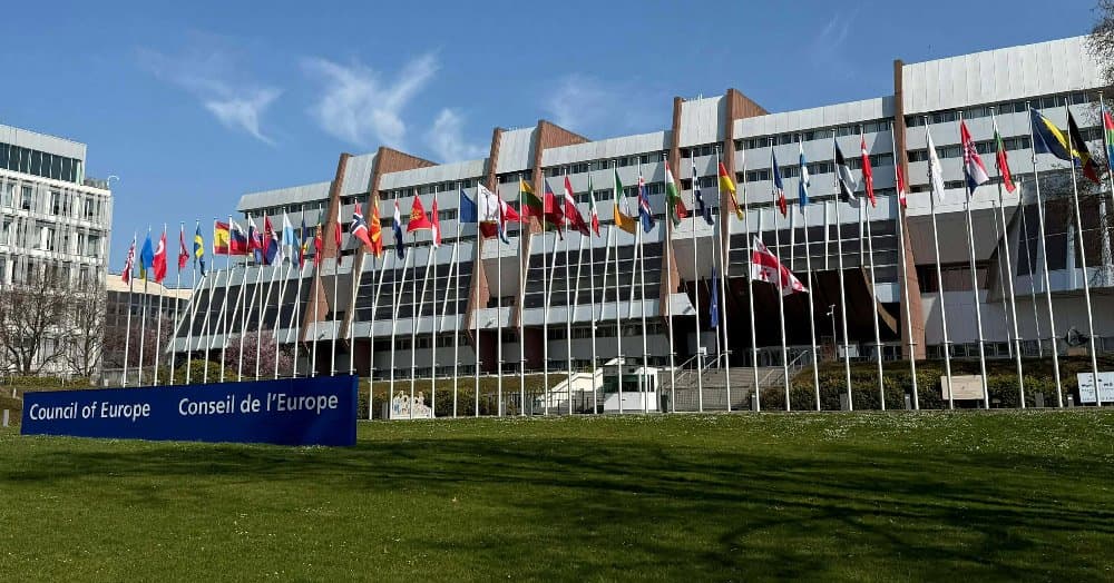 European and Georgian flags lowered in Strasbourg in honor of Patriarch Ilia II