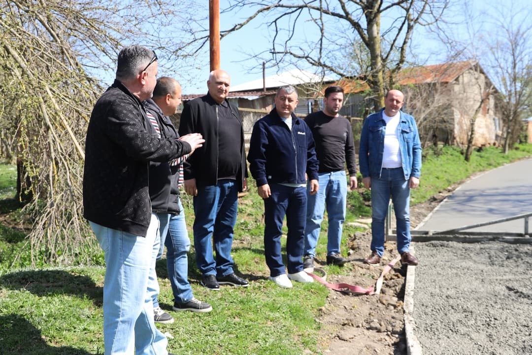 თერჯოლის მუნიციპალიტეტის მერმა საგზაო ინფრასტრუქტურის სარეაბილიტაციო სამუშაოები დაათვალიერა