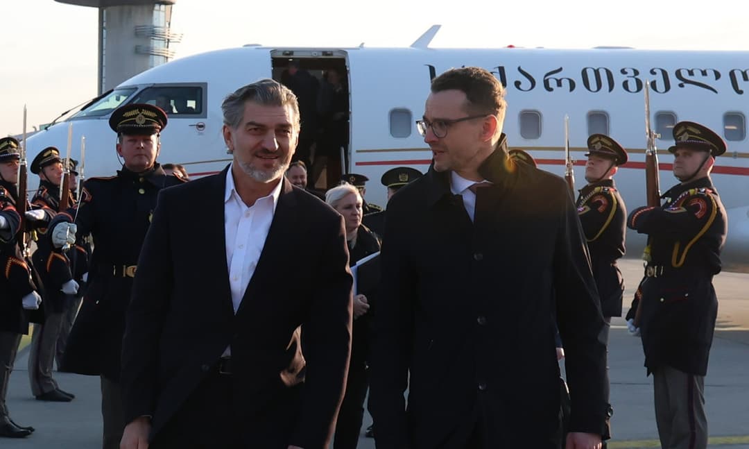 Georgian President visits Slovakia on official trip