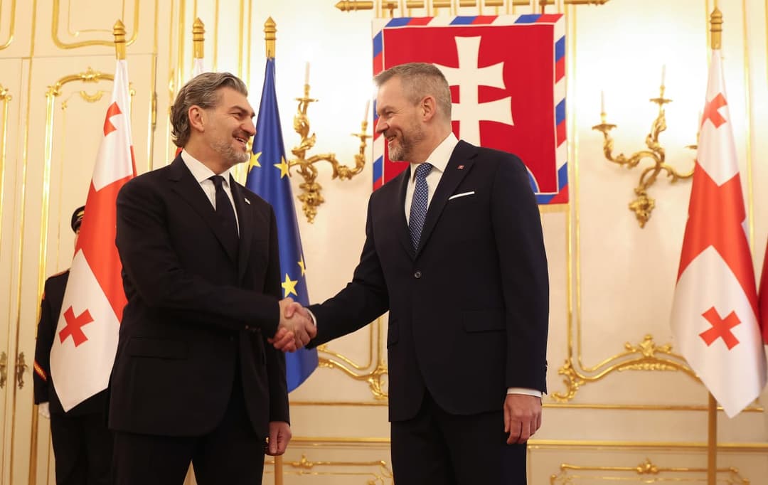 Georgian President meets Slovak counterpart to deepen ties, EU cooperation