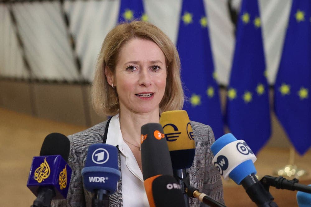 Kaja Kallas said Georgia’s current leadership was steering the country away from an acceptable course