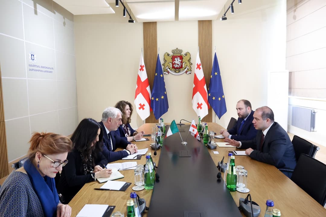 Georgian Education Minister discusses enhanced co-operation with Italian Ambassador