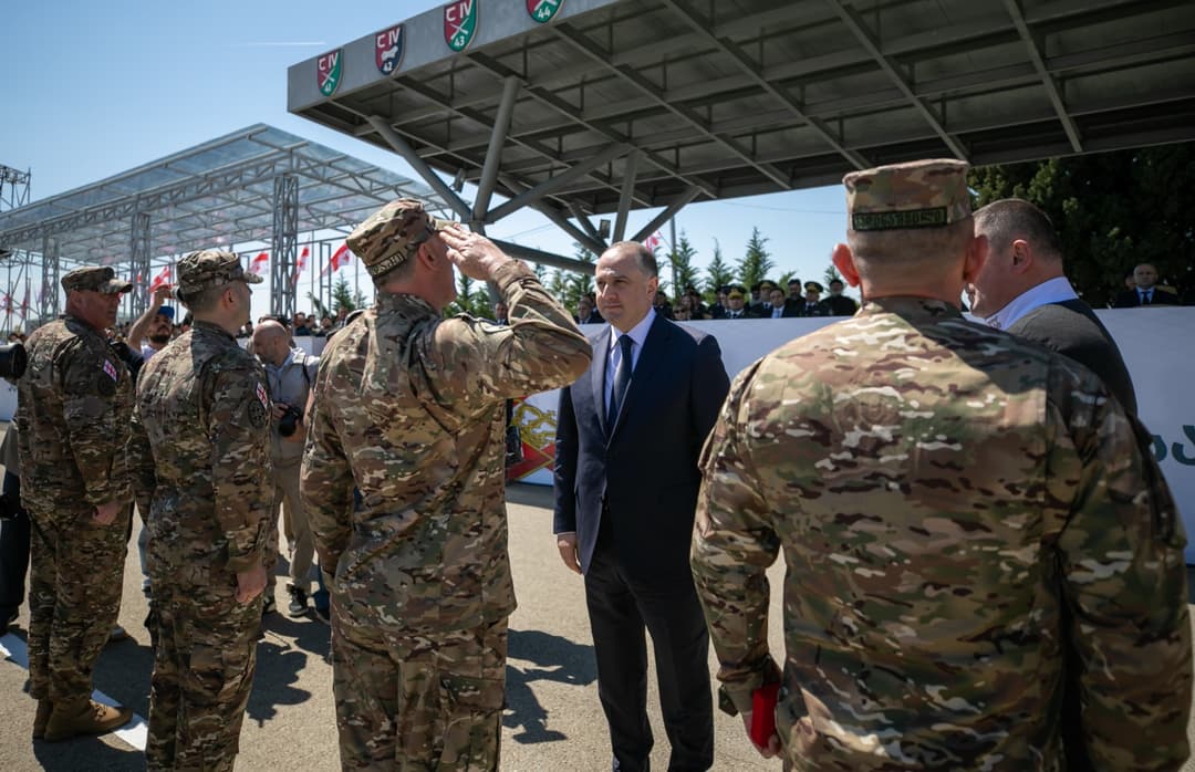 Defence Minister Chikovani hails recruits as Georgia marks Defence Forces Day