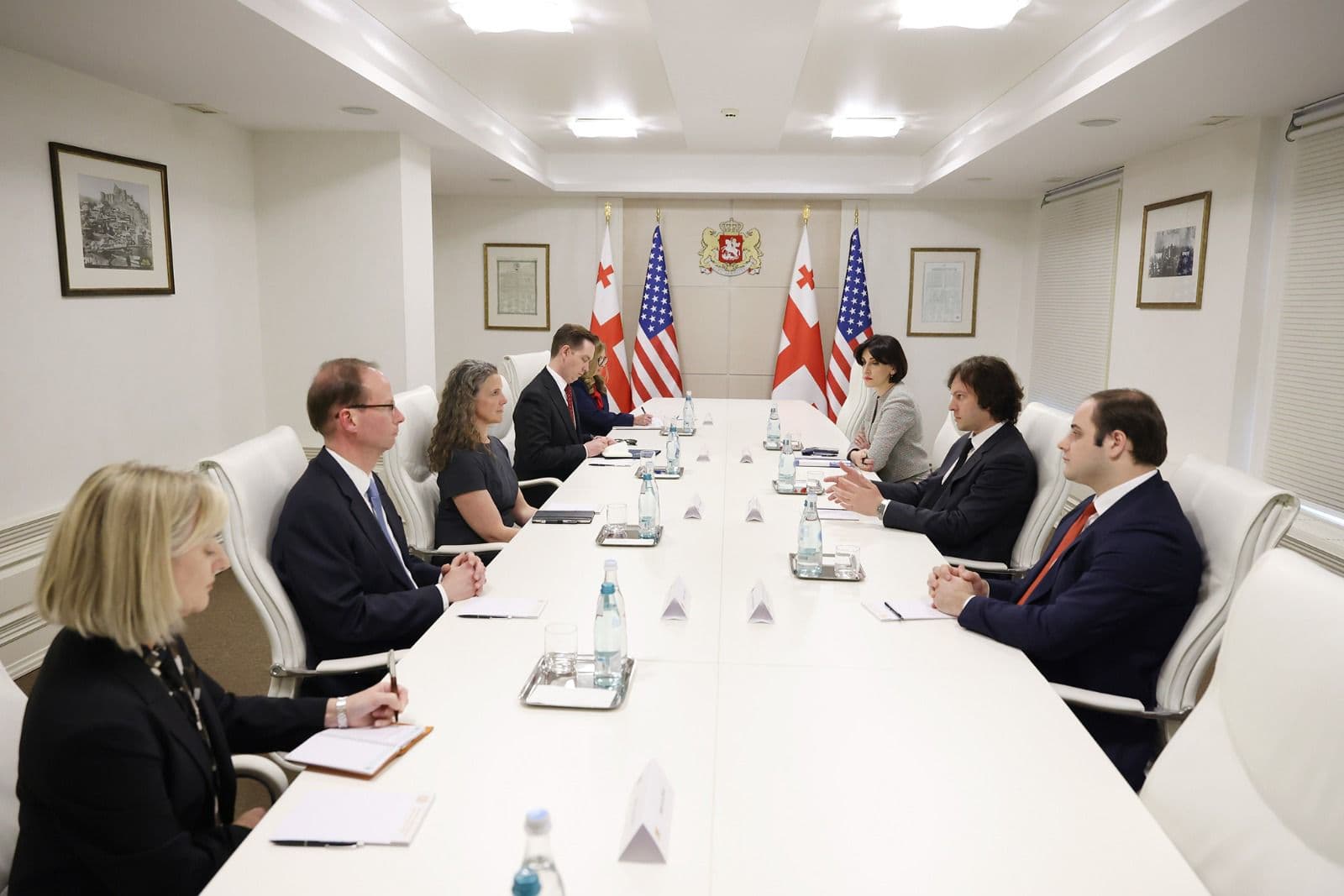 Kobakhidze reaffirmed the government’s readiness to reset relations with Washington and renew the countries’ strategic partnership “from a clean slate”